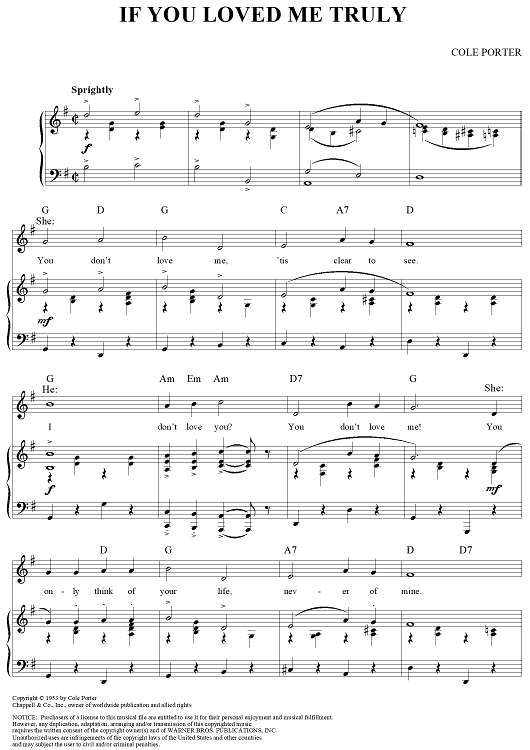 If You Loved Me Truly