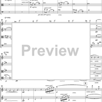 String Quartet No. 2, Movement 3 - Score
