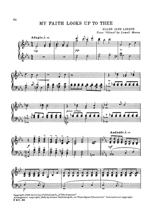 My Faith Looks Up to Thee