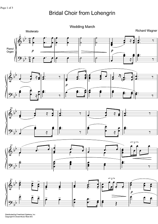 Bridal Chorus from Lohengrin