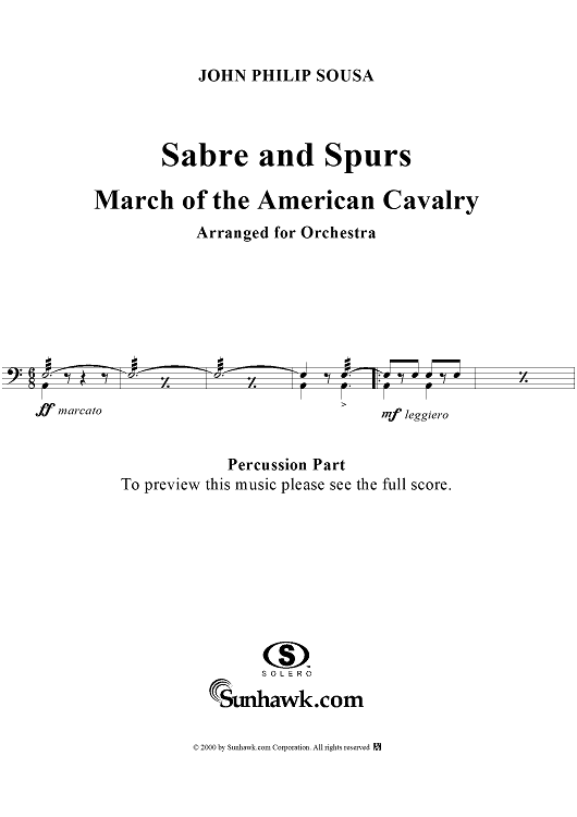 Sabre and Spurs - Drums