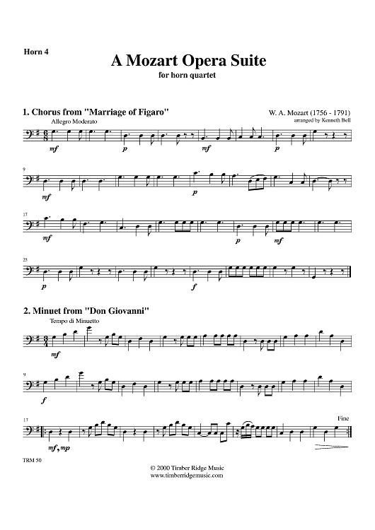 A Mozart Opera Suite - Horn 4