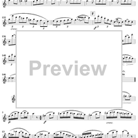 Duet No. 1 from Six Easy Duets, Op. 137 - Flute 1