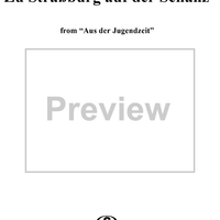 Zu Straßburg auf der Schanz - No. 10 from "Aus der Jugendzeit" Vol. 3