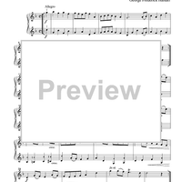 Bourree - from The Fireworks Music