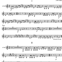 Minuet C Major D2d - Horn 2