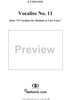 15 Vocalises for Medium or Low Voice, Op. 12: No. 11