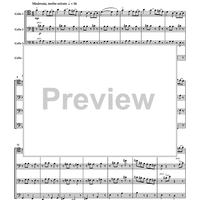 Five Pieces for Cello Quartet - Score