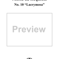 Messa da Requiem: No. 10. Lacrymosa