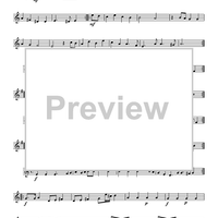 Fünffstimmigter blasender Music - B-flat Trumpet 2