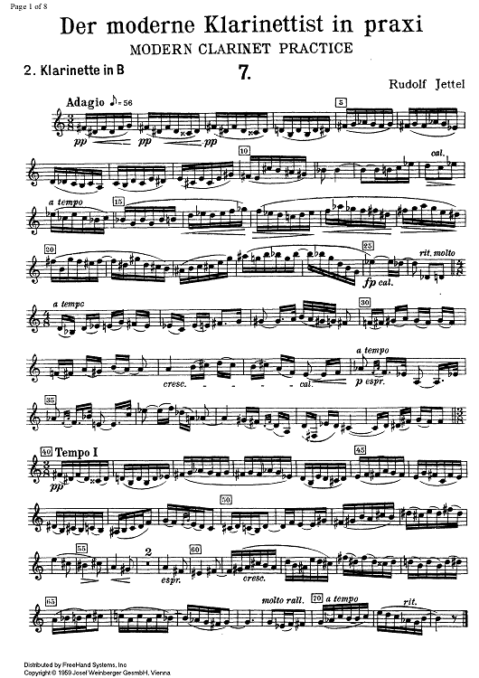 Modern Clarinet Practice Vol. 2 - Clarinet 2