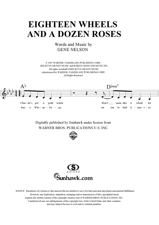 Eighteen Wheels and a Dozen Roses