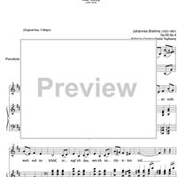 Des Liebsten Schwur Op.69 No. 4