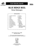 Blue Ridge Reel - Score Cover