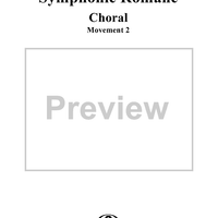 Symphonie Romane, Op. 73: Movt. 2