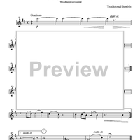 Erev Shel Shoshanim - Wedding processional - Part 1 Clarinet in Bb