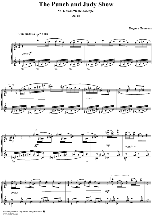 Punch and Judy Show, The  - No. 6 from "Kaleidoscope" Op. 18