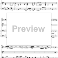 "Gelobet sei der Herr, mein Gott", Aria, No. 4 from Cantata No. 129: "Gelobet sei der Herr, mein Gott" - Piano Score