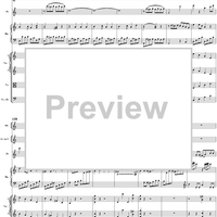 Flute & Harp Concerto in C Major, Movement 3 K297c (K299) - Full Score