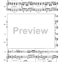 Sonata for Flute and Piano - Piano Score