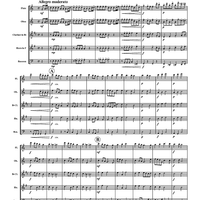 While By the Sheep We Watched at Night - Score