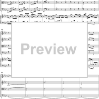 Clavier Concerto No. 5 in F Minor, Movement 1 - Score