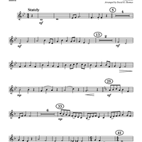 Simple Gifts - Horn in F (plus optional part for Trombone)