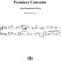 Harpsichord Pieces, Book 2, Suite 8, No.3:  Premiere Courante