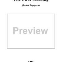 The First Meeting, Op. 21, No. 1