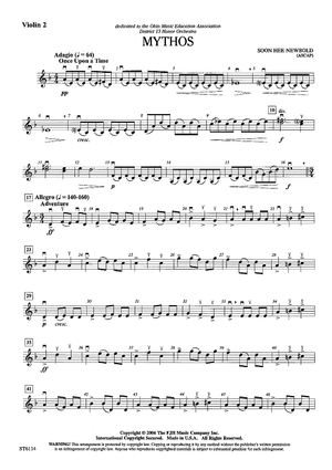 Mythos - Violin 2