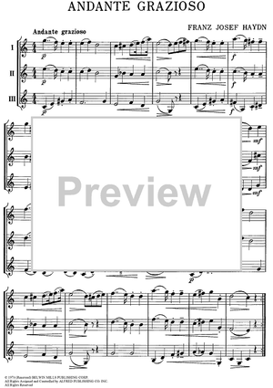 Andante Grazioso - Bb Tenor Saxophone, Baritone T.C.