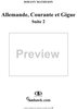 Allemand, Courante et Gigue, Suite 2