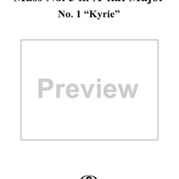 Mass No. 5 in A-flat Major, D678, No. 1: Kyrie