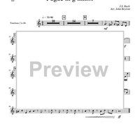 Fugue in g minor - Trombone 2 in Bb