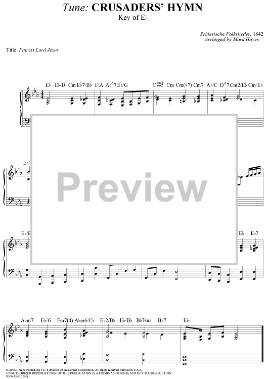 Crusaders' Hymn" Sheet Music for Piano Solo Sheet Music Now