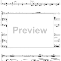 Violin Sonata in A Major, K61 - Piano Score