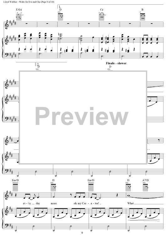 Waltz for Eva and Che