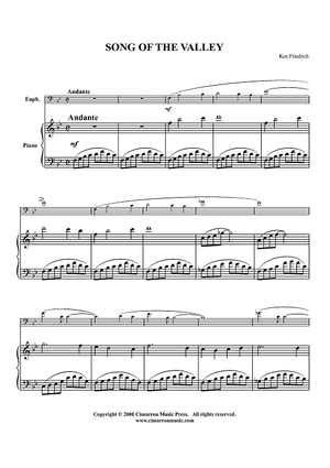 Song of the Valley - Piano Score