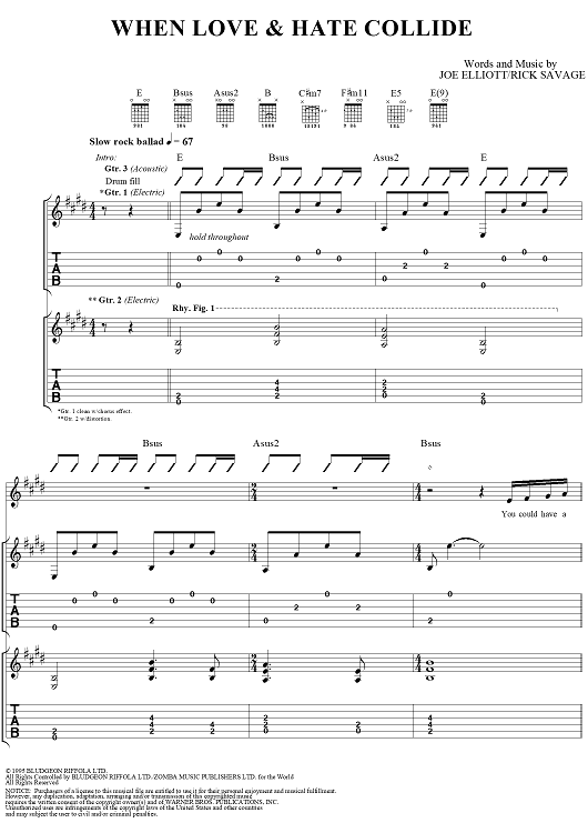 When Love & Hate Collide