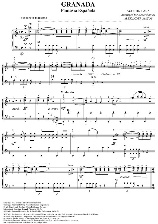 Granada (Fantasía Española)