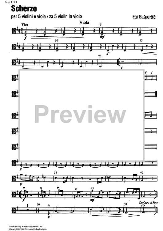 Scherzo - Viola