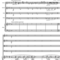Quintet f minor - Score