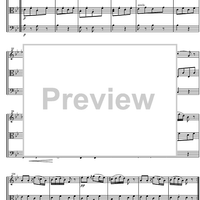 String Trio Bb Major D581B - Score