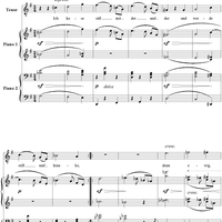 Neue Liebeslieder Waltzes, Op.65, No.10 in G major, Ich kose süb mit der und, choral T, piano duet