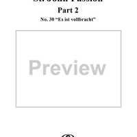 St. John Passion: Part II, No. 30, "Es ist vollbracht"