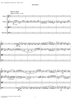 String Quartet in E Minor, Movement 4 - Score
