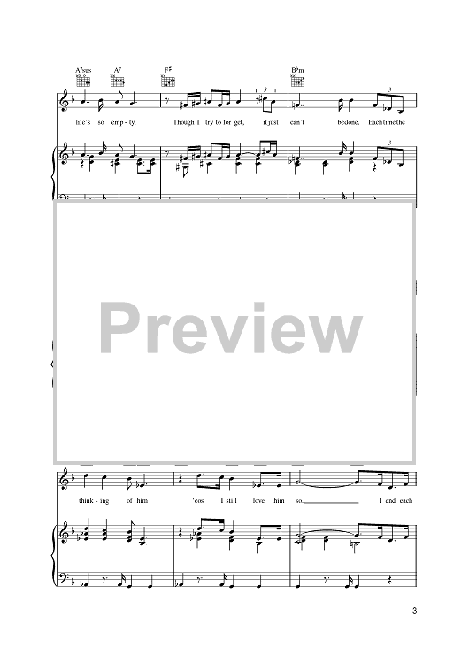 One Less Bell To Answer" Sheet Music by Burt Bacharach for Piano/Vocal/Chords Sheet Music Now
