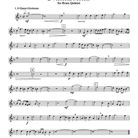 2 Victoria Motets - Trumpet 1