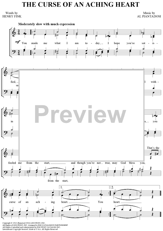 The Curse of an Aching Heart