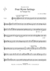 Four Hymn Settings - Trumpet 1